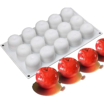 Dortisimo Silikonová forma na pečení/na mražené dezerty Jablka 15,5 cm
