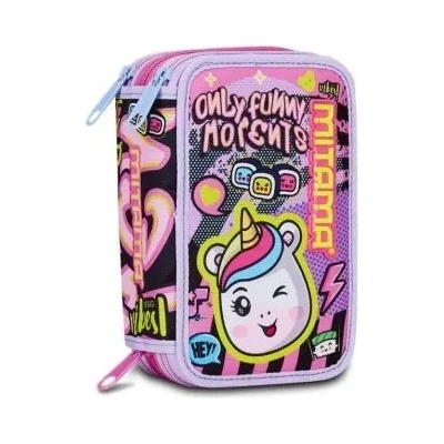 Mitama Only Funny Moments ученически несесер с 3 ципа, ПЪЛЕН