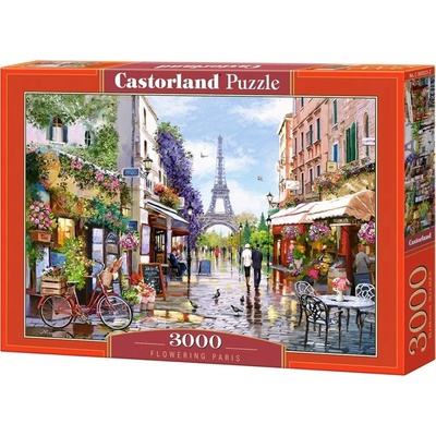 Castorland Flowering Paris 3000 pcs Пъзел 3000 броя Град (341374)