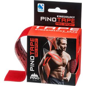 PINO PINOTAPE® Sport, червен, 5 см x 5 м
