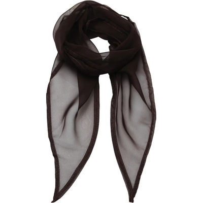 Premier šátek Colours PR740 lehký dámský COT39074014599-brown hnědá