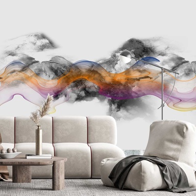 Decono Фототапет Цветен Дим