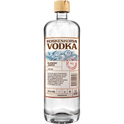 Koskenkorva Blueberry 37,5% 1 l (čistá fľaša)