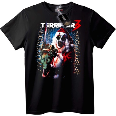 NOONEBRAND Тениска Terrifier 3 Дядо Коледа - 7XL, White