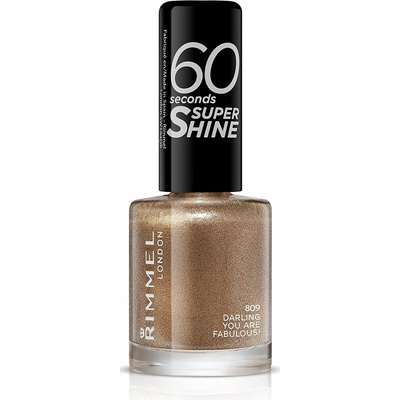 Rimmel London 60 Seconds Super Shine Nail Polish lak na nehty 809 Darling, You Are Fabulous! 8 ml