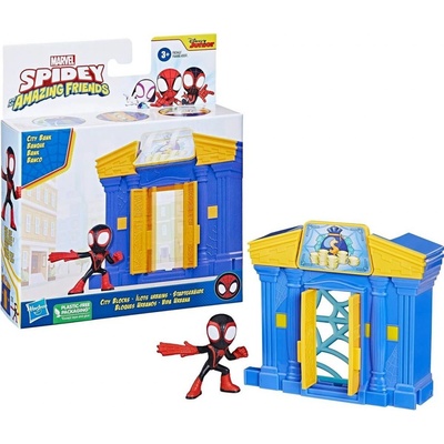 Hasbro Spiderman Spidey And His Amazing Friends City Blocks Miles Morales a banka