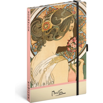 Notes Alfons Mucha Petrklíč tečkovaný