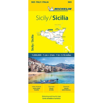 Michelin Map Italy Sicilia 365 Michelin