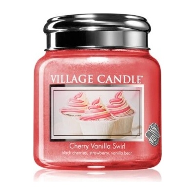 Village Candle Cherry Vanilla Swirl 389 g