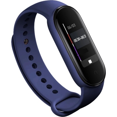 Xiaomi Mi Band 5/6 náhradní náramek Jednobarevný Tmavě-modrá MBS5-TMAMOD – Zboží Živě