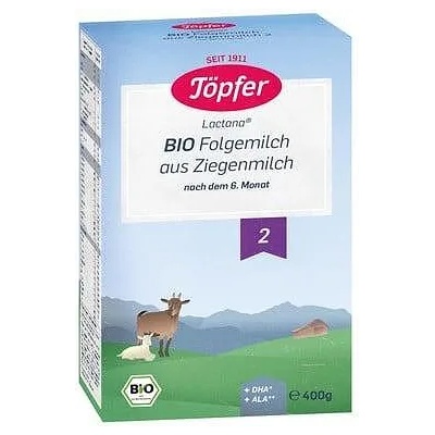 Topfer Lactana BIO Козе 2 мляко 6+ месеца 400 гр