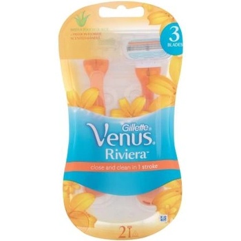 Gillette Venus Riviera комплект: самобръсначки за еднократна употреба 2 бр. за жени