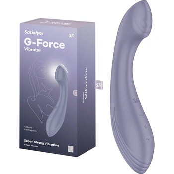 Image 1 of G-точка вибратор, мощен и извит, 19см. - G-Force Violet (SATISFY428)