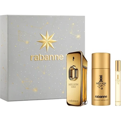 Paco Rabanne Million Gold комплект 3 части 100 мл - EDP
