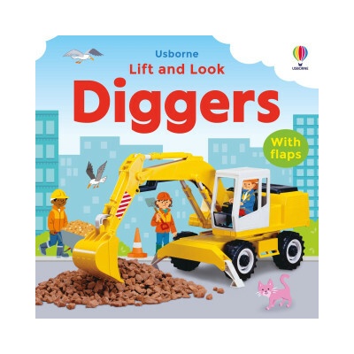 Lift and Look Diggers - Felicity Brooks, Sean Longcroft ilustrátor