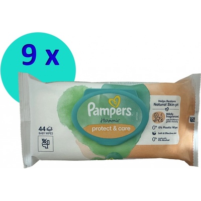 PAMPERS Harmonie Coconut Plastic Free 396 ks 9 × 44 ks
