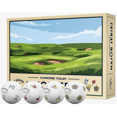 Callaway Chrome Tour Truvis The Open biele 3 x 3 ks