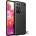 Samsung Galaxy S21 Ultra Удароустойчив Litchi Skin Калъф и Протектор