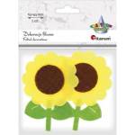 TITANUM Felt 3D sunflower 2pcs