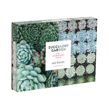 Succulent Garden 2-Sided 500 Piece Puzzle | Sarah McMenemy