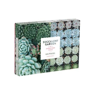 Succulent Garden 2-Sided 500 Piece Puzzle | Sarah McMenemy