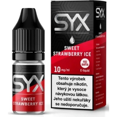 Syx NS Sweet Strawberry Ice 10 ml 10 mg