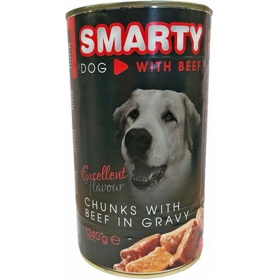 Smarty Adult chunks with beef in gravy 1240 g