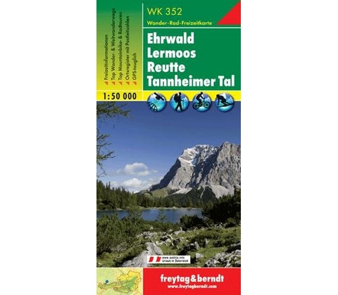 Turistická mapa Ehrwald