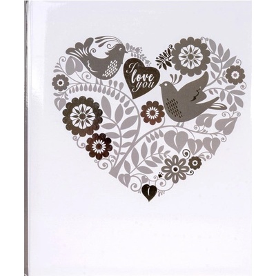 FANDY Fotoalbum BSS-20W Lace 1 stříbrné