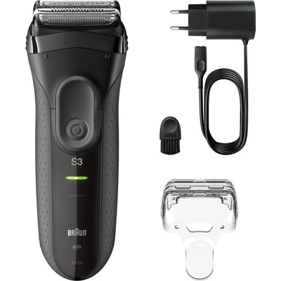 Braun Series 3+ 3000S sivý