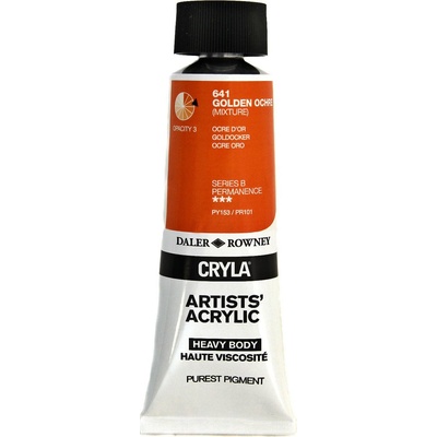Daler-Rowney Cryla Artists’ АКРИЛНА боя Golden Ochre 75 ml 1 бр (125075641)