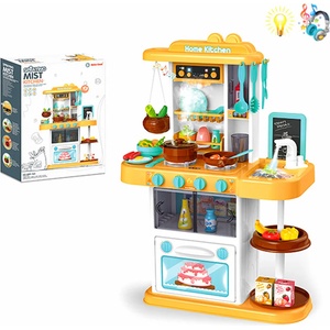 EmonaMall Голяма детска кухня с течаща вода и пара EmonaMall - Код W3576 (W3576-200514407-5061204040006)