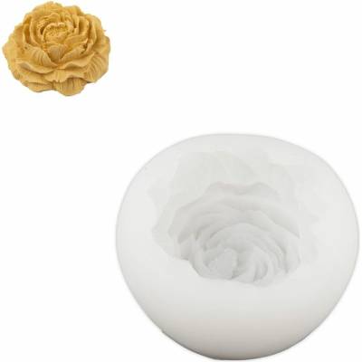 Manumi Silikónová forma na odlievanie kreatívnej hmoty plný kvet 95x42mm - 1 ks