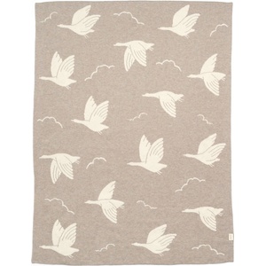 Mamas & Papas Плетено одеяло Mamas & Papas Welcome To The World Duckling - Mocha, 70 х 90 cm (7883OE500) - ozone