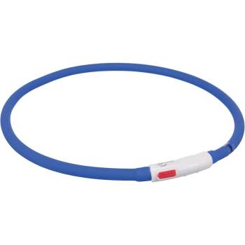 TRIXIE - Регулируем светещ нашийник за кучета s USB, 70 см. - син