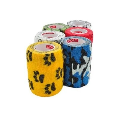 CoPoly Obinadlo elast. 7,5 cm x 4,6 m potisk MIX 12 ks