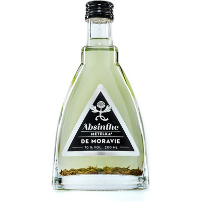 Metelka Absinthe de Moravie 70% 0,2 l (holá láhev)
