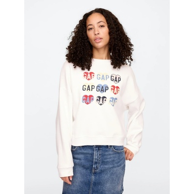 GAP Oversize mikina biela