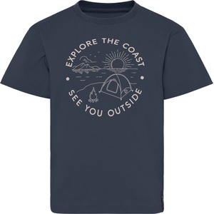 Didriksons Детска тениска Didriksons Kid's Mynta T-Shirt 4 T-shirt - Navy - размер 100 (704-5795-0313)