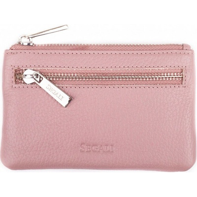 Segali Kožená mini peňaženka kľúčenka 7291 cameo rose