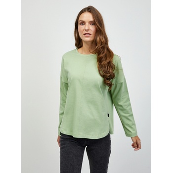 ZOOT. lab Светлозелена дамска основна тениска с дълъг ръкав ZOOT. lab Bambie ZOOT. lab | Zelen | ЖЕНИ | XS