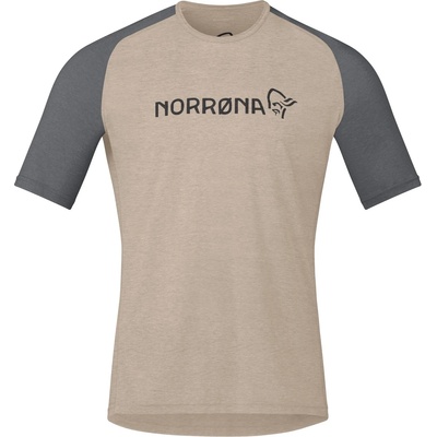 Norrøna Мъжка фланелка с къс ръкав за колоездене Norrøna Fjørå Equaliser Lightweight T-Shirt Sport shirt - Winter Twig / Beluga - размер XL (056-3662-0614)