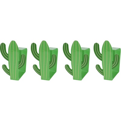 Excellent Houseware Spony na ubrus 4 ks kaktus