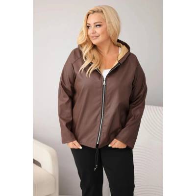 Kesi Wloski Plus Size bunda hnedá