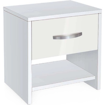 Image 1 of Bogdan Furniture G Нощно шкафче Мебели Богдан, модел BM-Ava 2, бял гланц