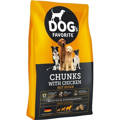 Dog´s favorite Chunks with chicken 15 kg