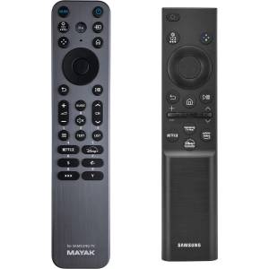 GENERAL SAMSUNG BN59-01388E, Neo QLED QNED, QN65QN800B, QN65QN900B, QN55QN85B, QN55QN90B, QN55S95BAFXZA - метал и подсветка дистанционно управление дубликат (BN59-01388E, Neo QLED QNED, QN65QN800B, QN65QN900B Дистанционно