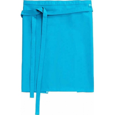 CG Workwear Gastro zástěra Roma odolná proti pomačkání modrá tyrkysová CGW123