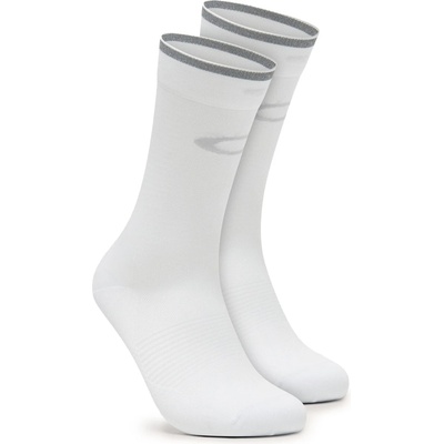 Oakley Мъжки чорапи за колоездене Oakley Cadence Socks 2.0 Cycling socks - White - размер 42-44 (EU) (207-1221-0213)