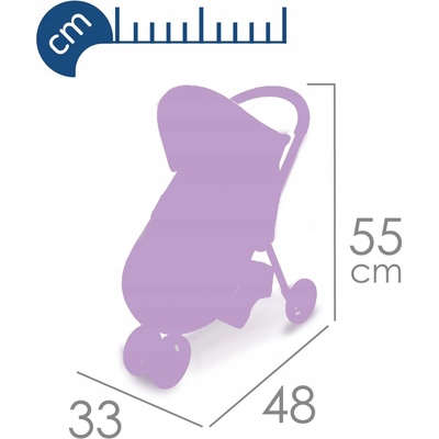 DeCuevas Športový trojkolesový Magic Bubble 2024 55 cm